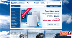 Desktop Screenshot of comander.cz